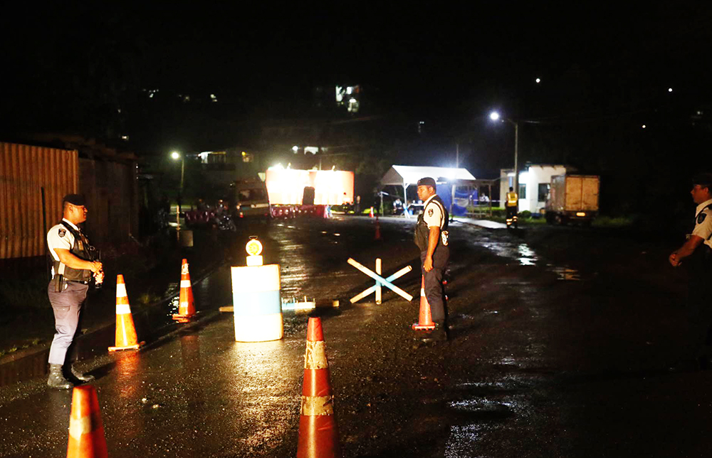 police at border control